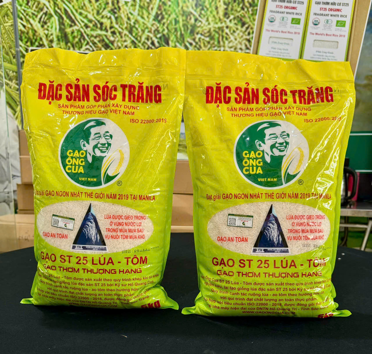 Gạo ST25 lúa tôm